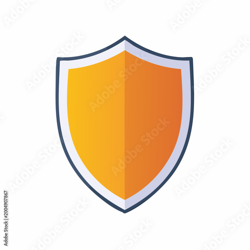 Free Download Orange Shield Icon - GFXLoad