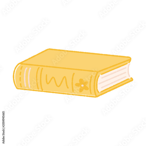 Handdrawn Illustration of  Book