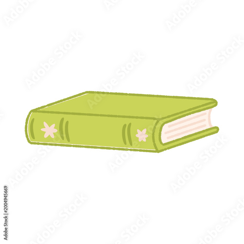 Handdrawn Illustration of  Book