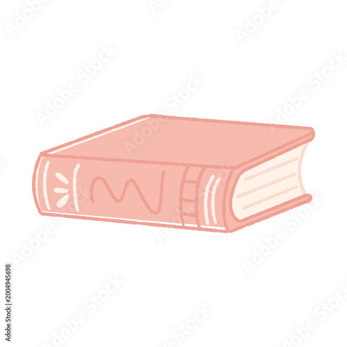 Handdrawn Illustration of  Book