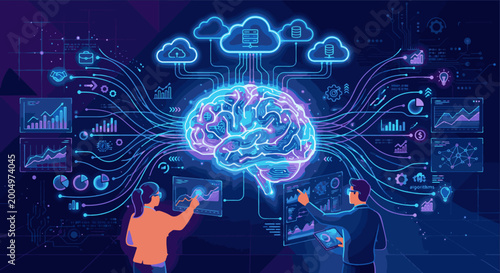Photos Artificial Intelligence and Big Data Analytics with Cloud Computing
