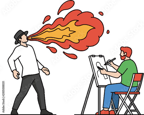 Tableau sur toile Web