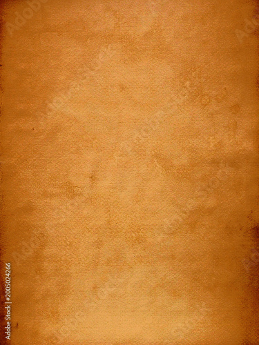 Dark Orange Chinese Vintage Aged Paper Texture Background