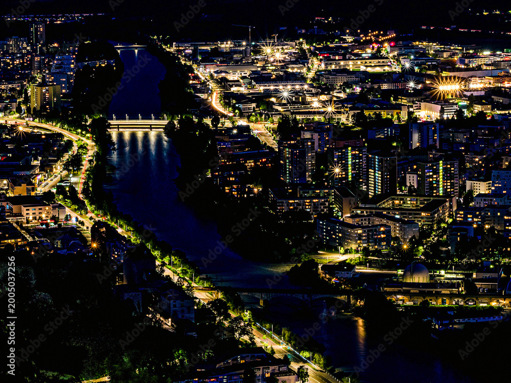 Fototapeta premium Innsbruck at Night