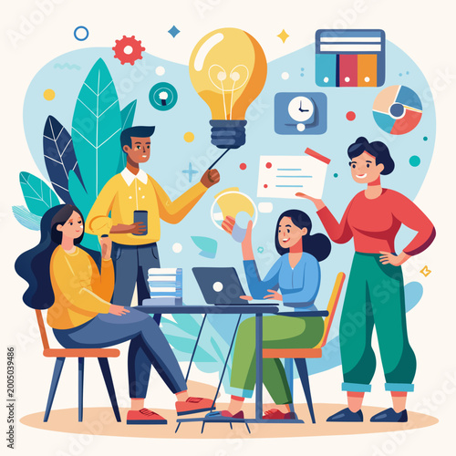 business people working on laptop