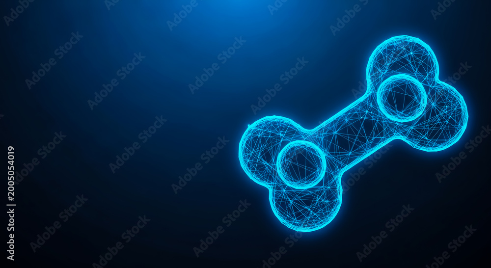 Obraz premium Futuristic glowing blockchain network visualization with interconnected nodes, symbolizing digital transactions and decentralized technology.