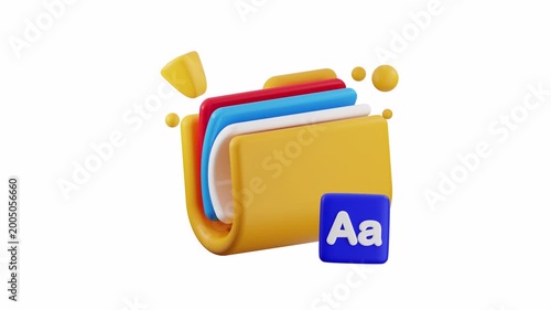 Ideal for presentation software, business websites, or officerelated designs. Bright, vibrant folders and documents in one convenient icon.