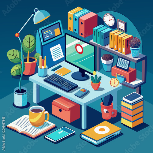 set of flat icons for web design