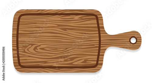Quadro em tela Wooden cutting board, kitchen utensil, wooden board, chopping board, cooking too