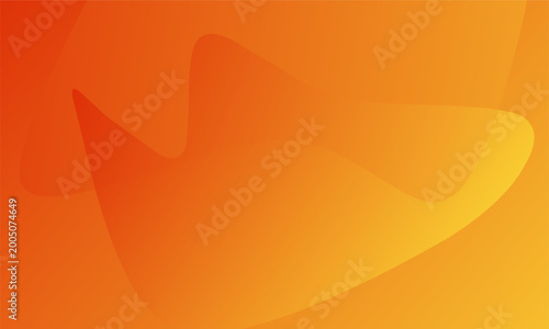 Abstract Vibrant Orange and Yellow Fluid Wave Gradient Background