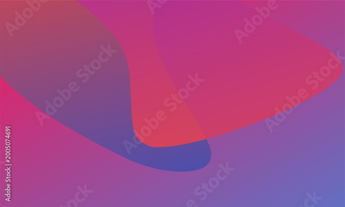 Abstract Vibrant Fluid Gradient Background with Purple and Pink Waves