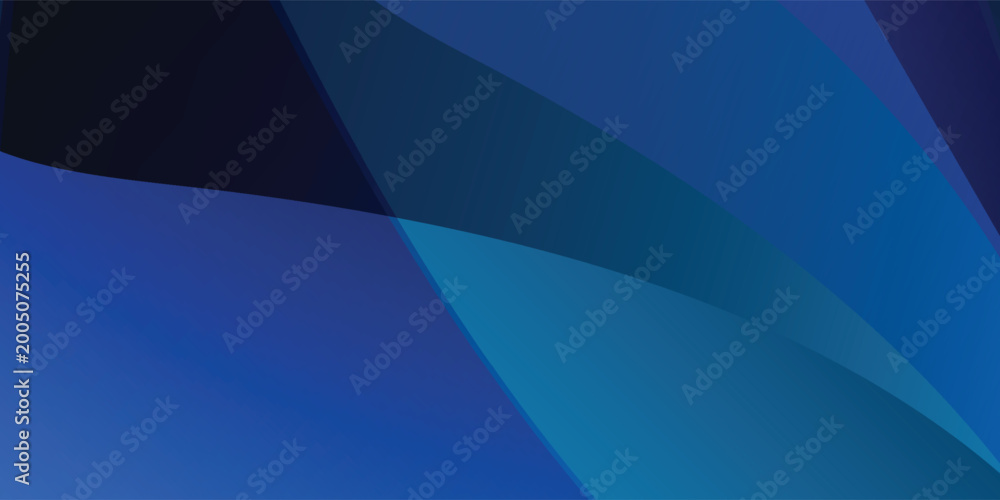 Obraz premium Abstract Background Dark Blue with Overlapping Wavy Curves and Gradient.Vector