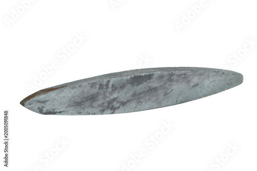 A whetstone designed for sharpening knives isolated on a PNG background.