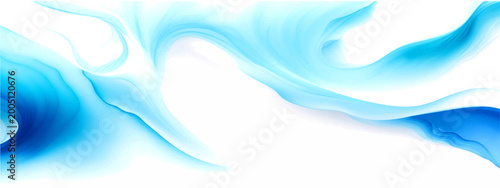 Vászonkép Vector Abstract blue water flow with dynamic curves in smooth fluid lines representing concept of movement and pure freshness and transparent aqua-colored