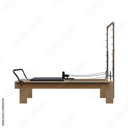 Reformer Pilates Side View