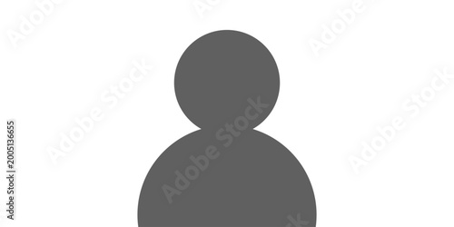 Tableau sur toile Blank avatar. Photo place holder.