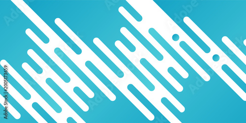 Blue Rounded Lines Background Abstract Liquid Shape Dashed Lines and Dots.