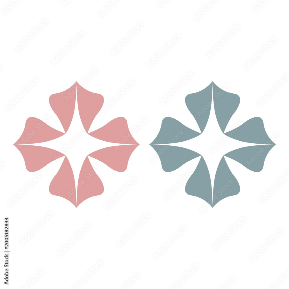 Obraz premium Ayurveda Fit Life Sign Symbol Logo Vector
