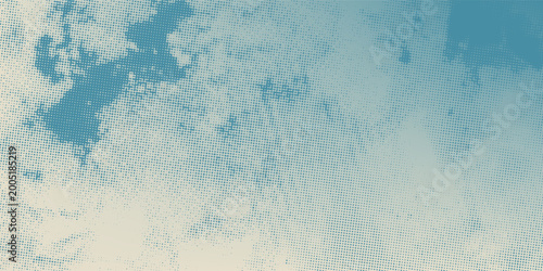 retro sky pattern on old paper background. raster vintage clouds