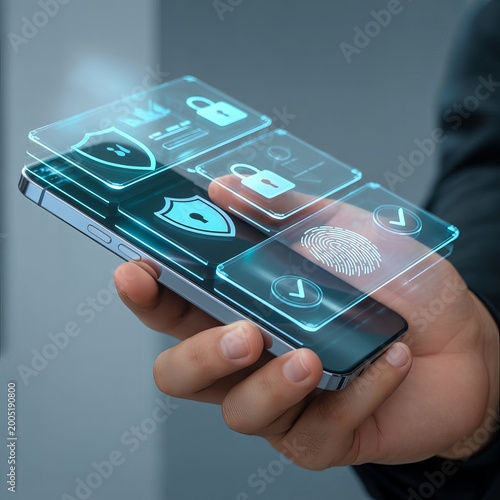 Futuristic AI Business Analytics & Digital Interface Collection