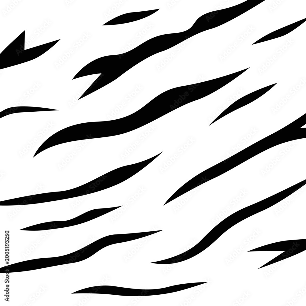 Naklejka premium ZEBRA BLACK AND WHITE PATTERN TEXTURE BACKGROUND