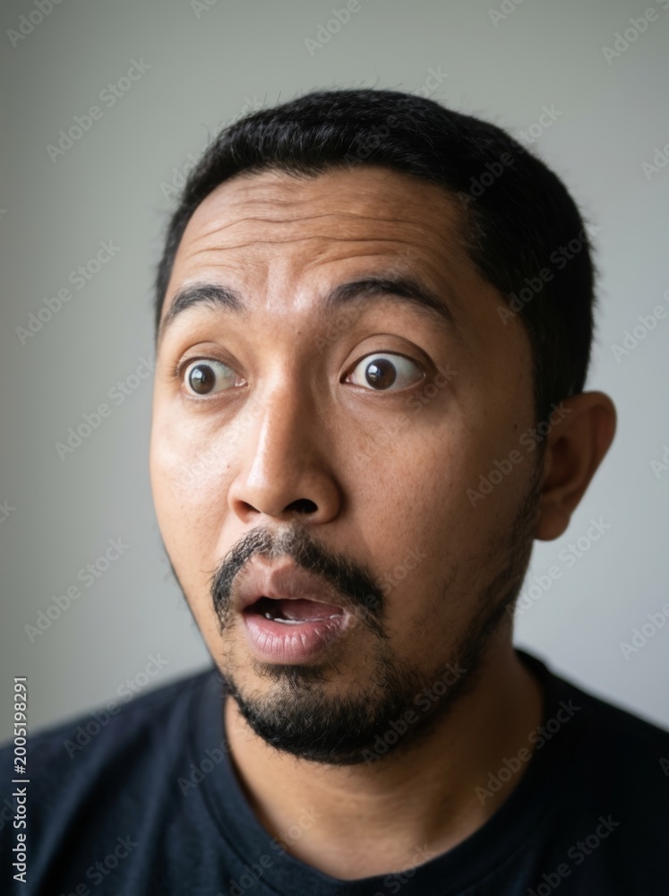 Fototapeta premium person with a surprised expression