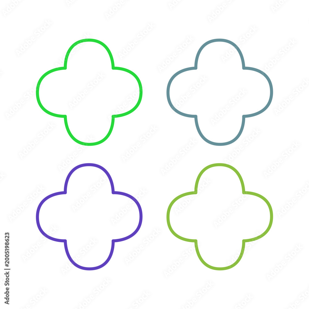 Obraz premium MEDICAL CROSS SIGN SYMBOL LOGO VECTOR