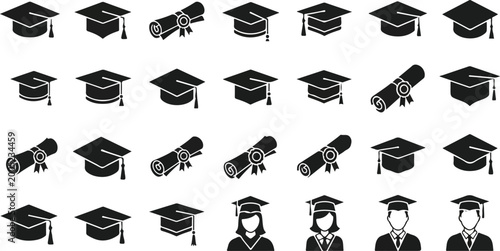 Canvastavla Graduation Icon Set 2.