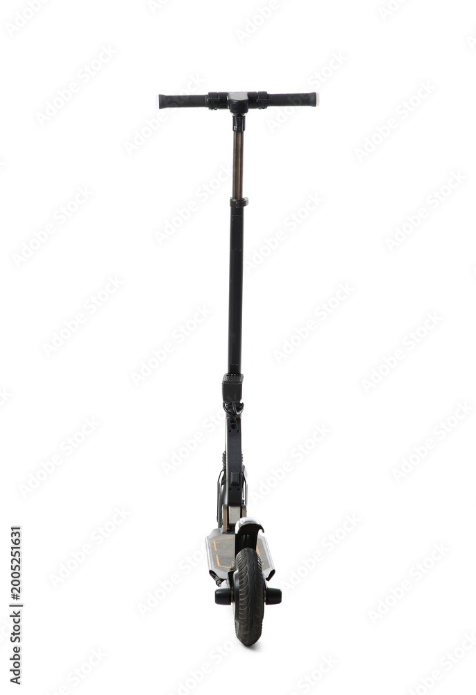 Naklejka premium Modern electric scooter isolated on white background