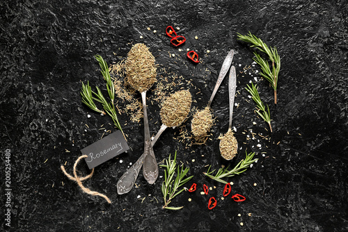 Composition with spoons of ...