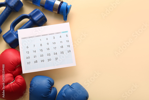 Composition with calendar a...