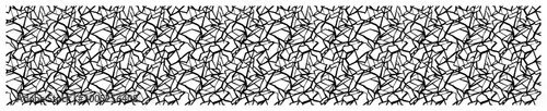 Abstract pattern of cracked lines and shattered glass textures