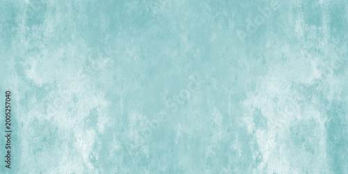 Teal abstract vector background with textured grunge effect and soft white accents