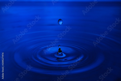 Closeup view of water drops...