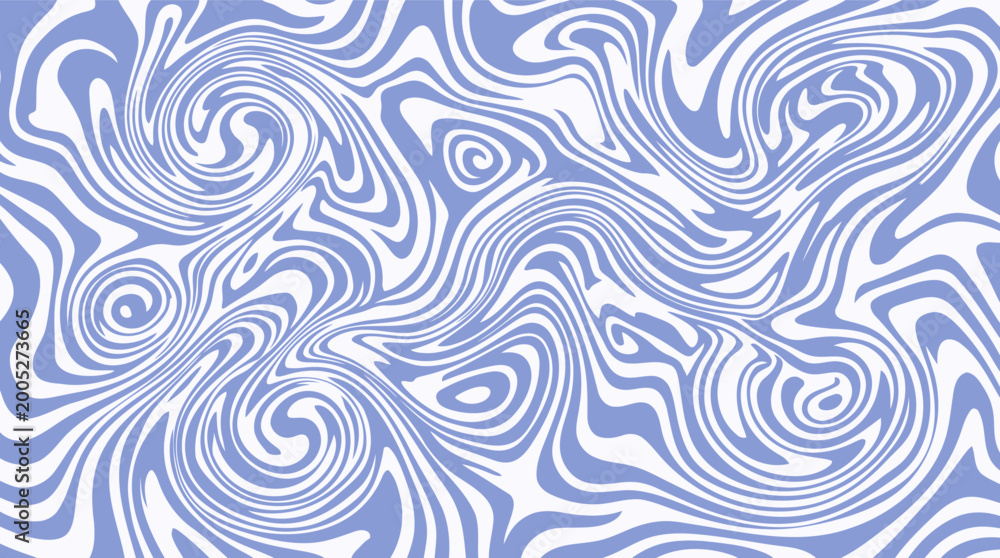 Fototapeta premium Abstract background with purple and white flowing lines, marble texture pattern.