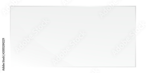 light glass frame PNG with transparent glossy surface and subtle reflection abstract minimal background