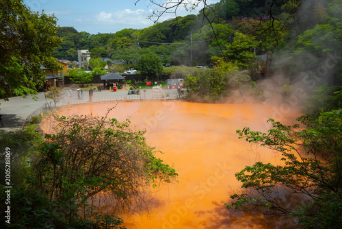 別府地獄めぐり　血の池地獄