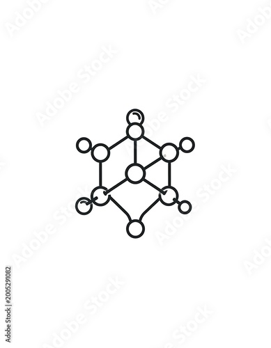 Molecular structure illustration
