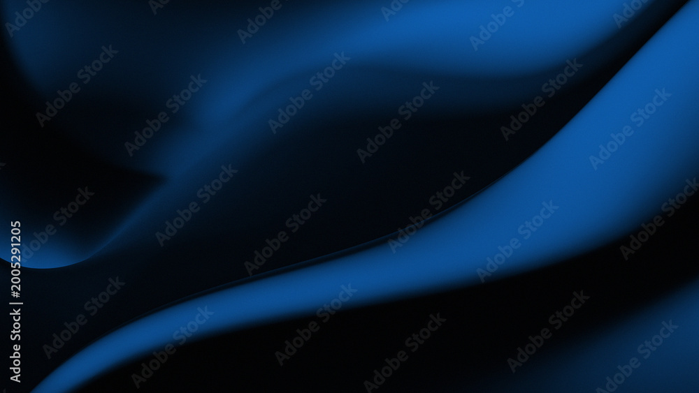 Obraz premium The subtle dark blue and black gradient gives a futuristic, luxurious and mysterious feel.