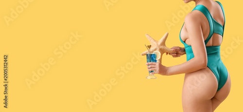 Attractive young woman in s...