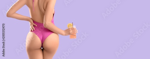 Attractive young woman in s...