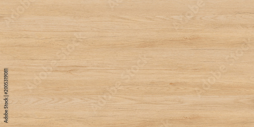 Tableau sur toile Light oak wood texture background, natural timber grain surface, smooth beige wo