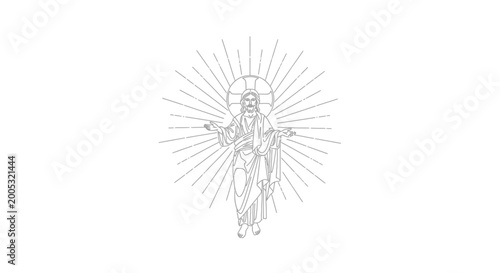 Tableau sur toile Jesus Christ Icon Religious Figure Art.
