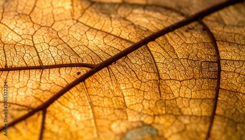 Close up of golden leaf details showcasing intricate textures and patterns