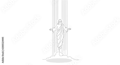 Photography Jesus Christ Statue Religious Icon Figure.