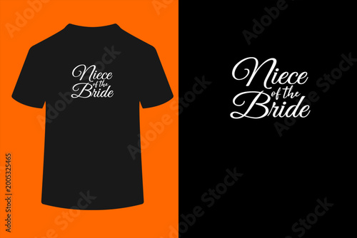 Εκτύπωση καμβά Niece Of The Bride Women's T-Shirt