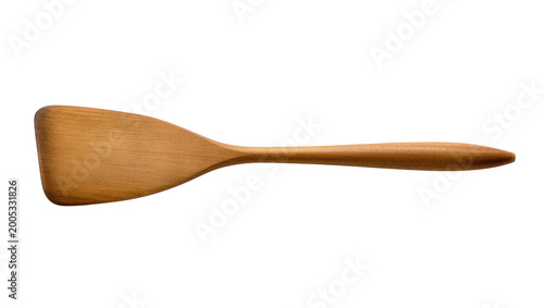 Photos Wooden Paddle Spatula Cooking Utensil for Mixing Food
