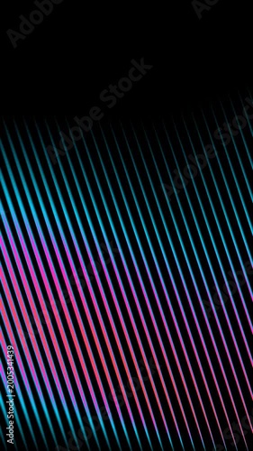 Futuristic Neon Waves Gradient Flow Motion with Fractal Glass Glowing Effect a Dynamic Vibrant Abstract Animation Perfect for Technology Backgrounds and Digital Displays
