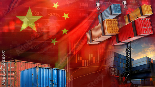 Foto Complex geopolitical fluctuations are impacting China's imports, exports, and maritime trade