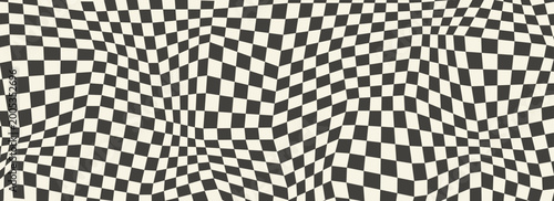 Tableau sur toile Trippy checkerboard background